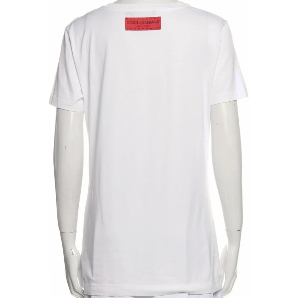 Dolce & Gabbana Floral Cotton T-Shirt - Picture 3 of 3